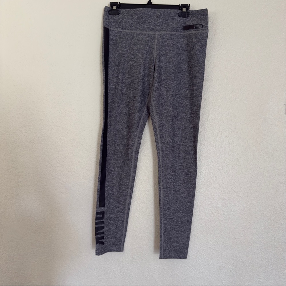 PINK Victoria’s Secret Yoga size Medium Women’s Gray Black Leggings